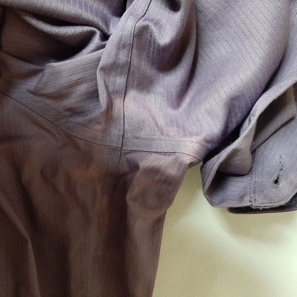 Men's Claiborne Slim Fit Button Dress Shirt - Small 14.5 - Purple Lavender - Picture 6 of 8